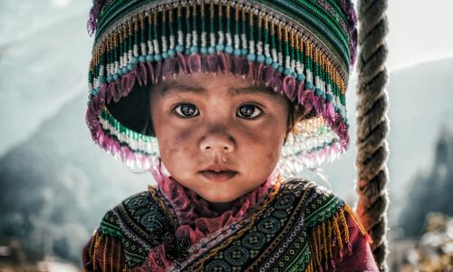 Sapa Ethnic so little girl
